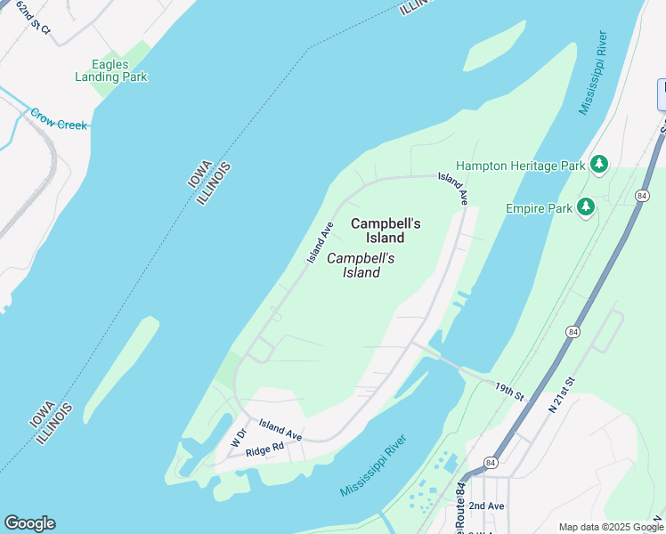 map of restaurants, bars, coffee shops, grocery stores, and more near 267 Island Avenue in East Moline