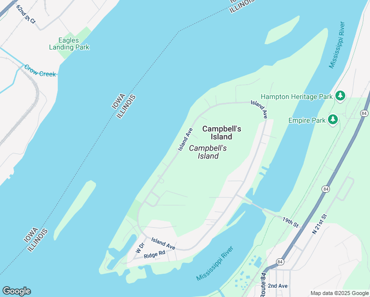 map of restaurants, bars, coffee shops, grocery stores, and more near 267 Island Avenue in East Moline