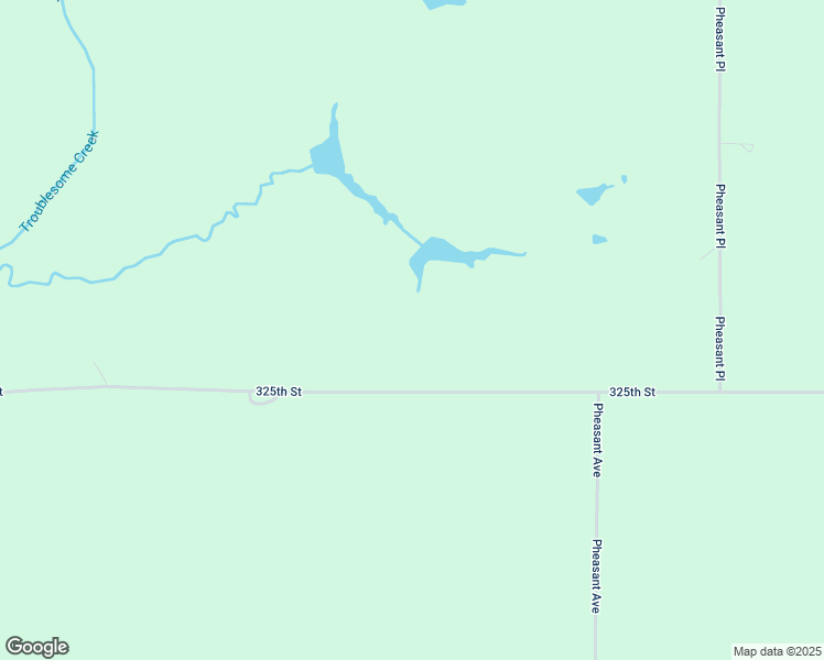 map of restaurants, bars, coffee shops, grocery stores, and more near 2529 325th Street in Brayton