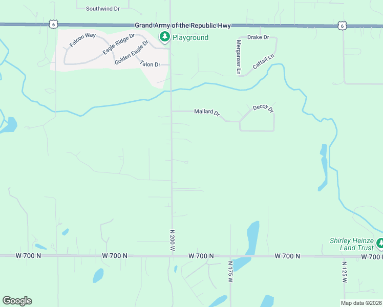 map of restaurants, bars, coffee shops, grocery stores, and more near 749 North 200 West in Valparaiso