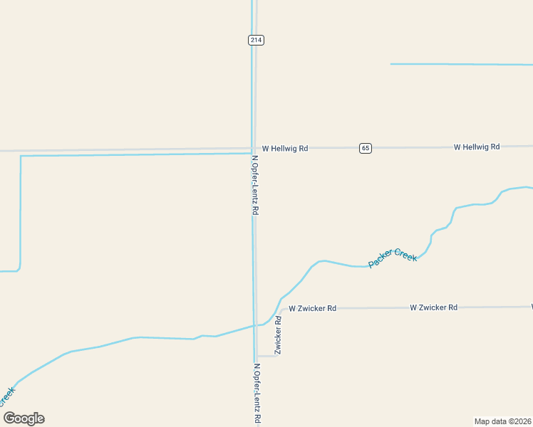 map of restaurants, bars, coffee shops, grocery stores, and more near 1795 North Opfer-Lentz Road in Ottawa County