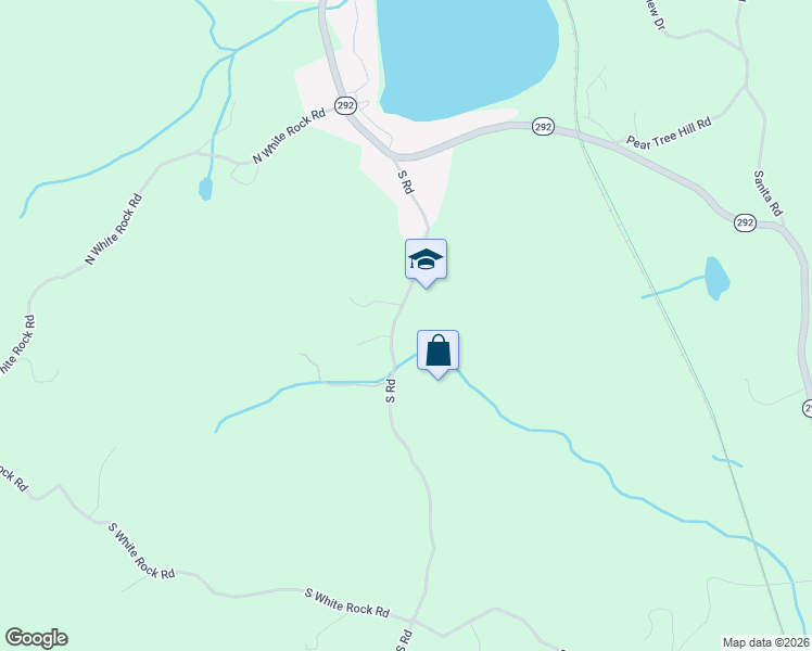 map of restaurants, bars, coffee shops, grocery stores, and more near 293 South Road in Holmes