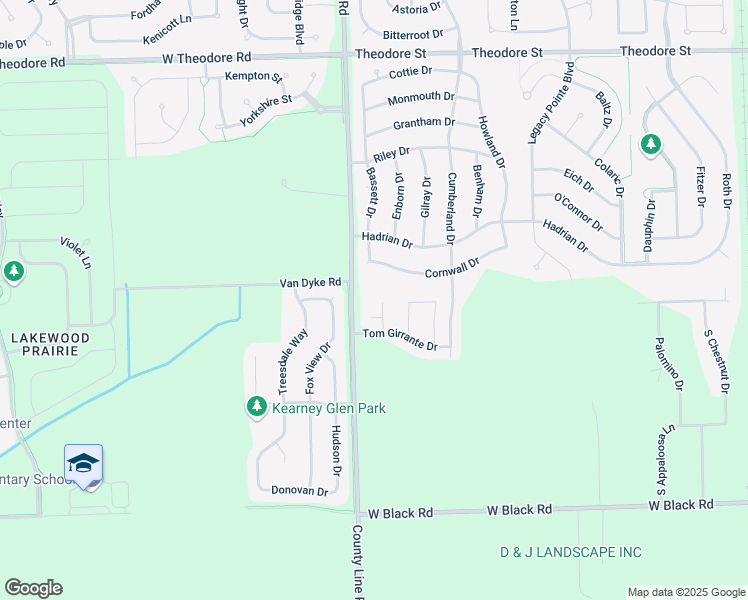 map of restaurants, bars, coffee shops, grocery stores, and more near 1111 Kim Court in Joliet