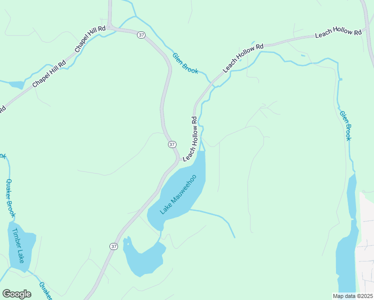 map of restaurants, bars, coffee shops, grocery stores, and more near 70 Leach Hollow Road in Sherman