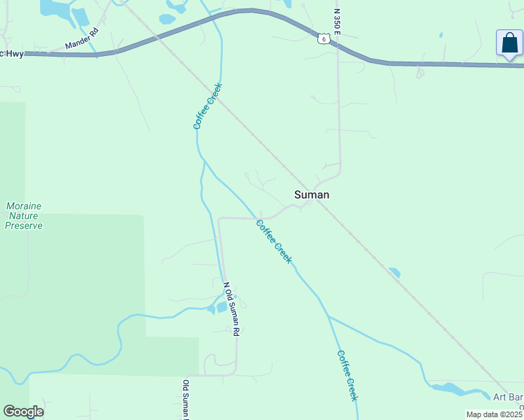 map of restaurants, bars, coffee shops, grocery stores, and more near 778-782 North Old Suman Road in Valparaiso