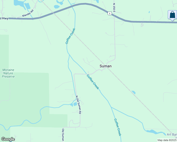 map of restaurants, bars, coffee shops, grocery stores, and more near 778-782 North Old Suman Road in Valparaiso