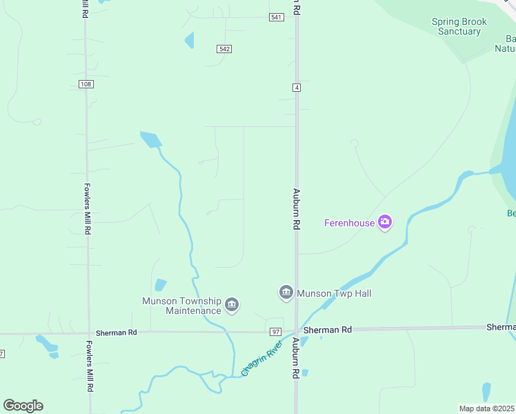 map of restaurants, bars, coffee shops, grocery stores, and more near 12045 Burlington Glen Drive in Chardon
