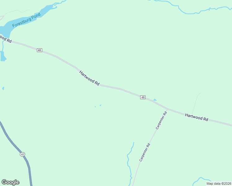 map of restaurants, bars, coffee shops, grocery stores, and more near 210 Hartwood Road in Forestburgh