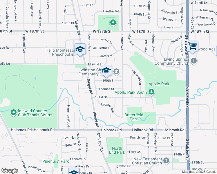 map of restaurants, bars, coffee shops, grocery stores, and more near 1252 Thomas Street in Homewood