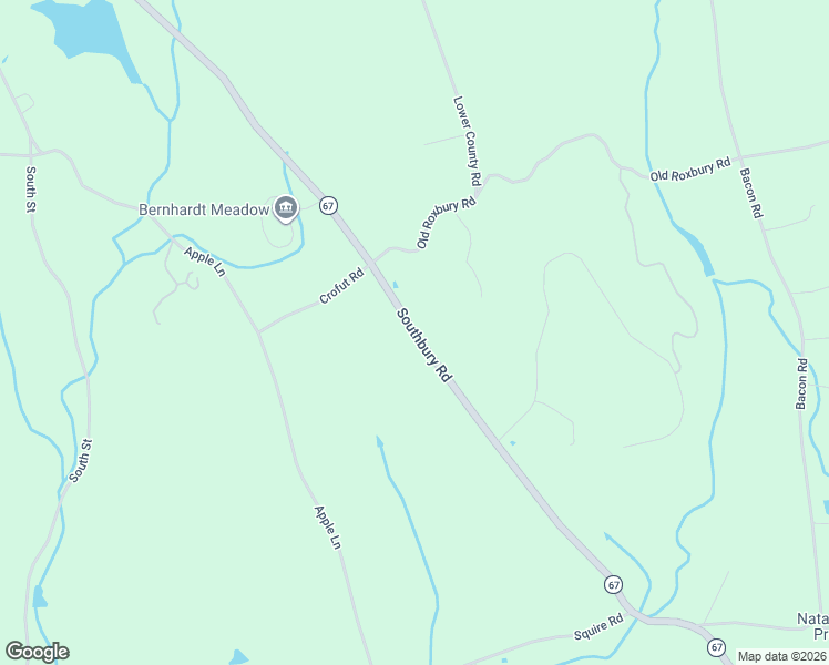 map of restaurants, bars, coffee shops, grocery stores, and more near Connecticut 67 in Roxbury