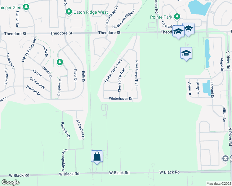map of restaurants, bars, coffee shops, grocery stores, and more near 6010 Autumn Oaks Drive in Joliet