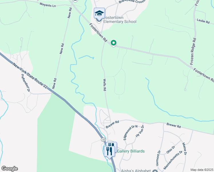 map of restaurants, bars, coffee shops, grocery stores, and more near 48 Wells Road in Newburgh