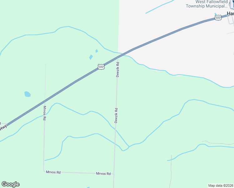 map of restaurants, bars, coffee shops, grocery stores, and more near 6000-6468 Deezik Road in Hartstown