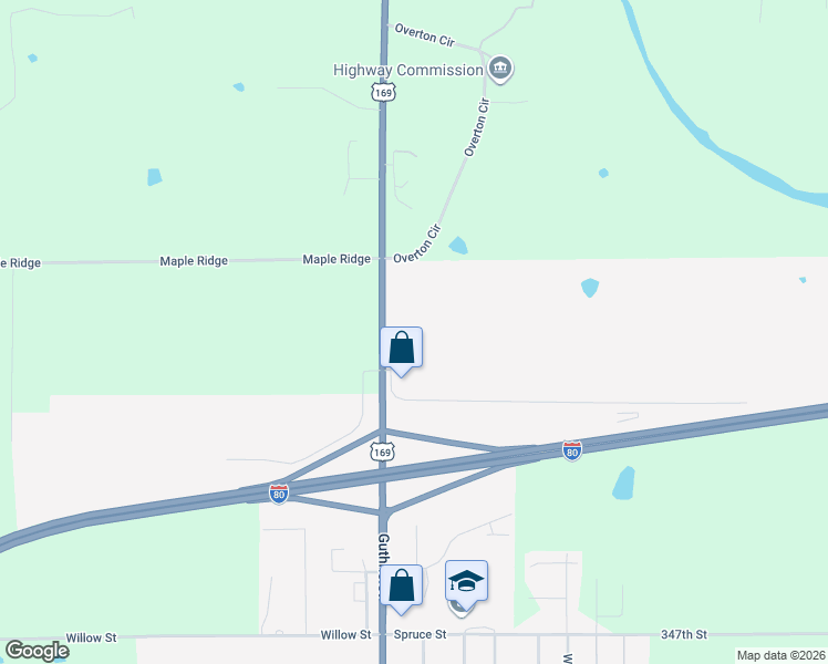 map of restaurants, bars, coffee shops, grocery stores, and more near 3 Ellefson Drive in De Soto