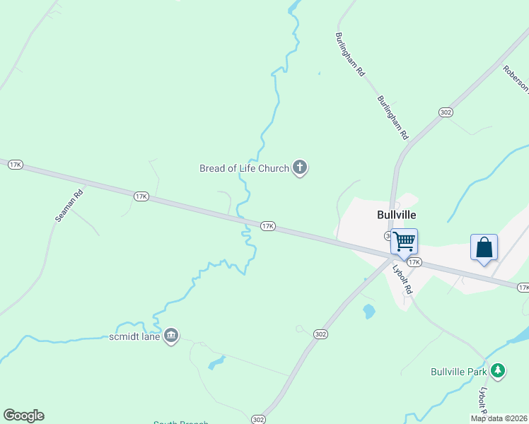 map of restaurants, bars, coffee shops, grocery stores, and more near 2892 New York 17K in Middletown