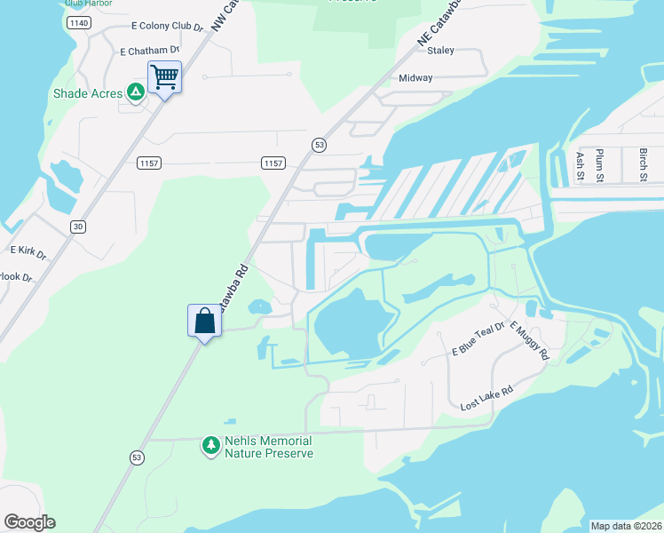 map of restaurants, bars, coffee shops, grocery stores, and more near 1368 North Little Avenue in Port Clinton