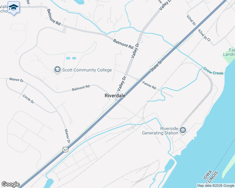 map of restaurants, bars, coffee shops, grocery stores, and more near 5212 State Street in Bettendorf