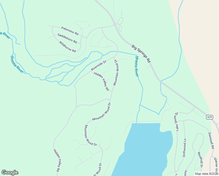 map of restaurants, bars, coffee shops, grocery stores, and more near 14130 Hidden Valley Road in Weed