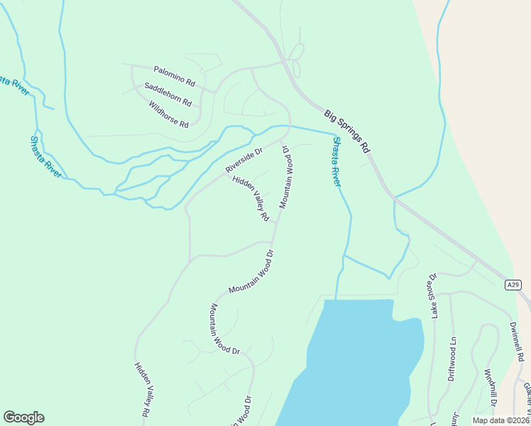 map of restaurants, bars, coffee shops, grocery stores, and more near 14130 Hidden Valley Road in Weed