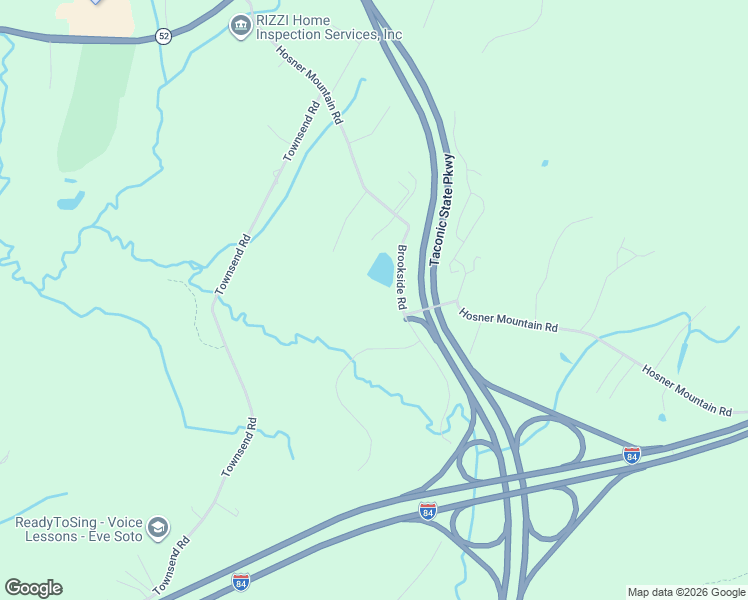 map of restaurants, bars, coffee shops, grocery stores, and more near 1-37 Brookside Road in Hopewell Junction