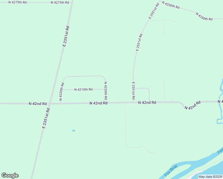 map of restaurants, bars, coffee shops, grocery stores, and more near 2457 North 4220th Road in Sheridan