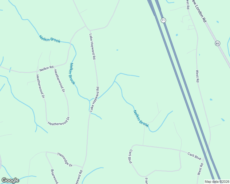 map of restaurants, bars, coffee shops, grocery stores, and more near 157 Lake Hayward Road in Colchester