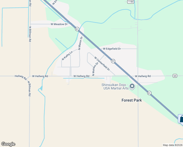 map of restaurants, bars, coffee shops, grocery stores, and more near 2046 North Watson Drive in Genoa