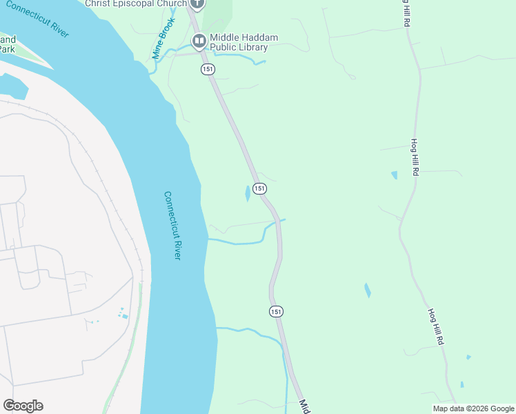 map of restaurants, bars, coffee shops, grocery stores, and more near 135 Middle Haddam Road in East Hampton