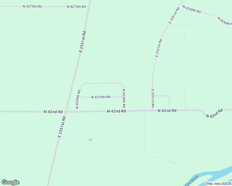 map of restaurants, bars, coffee shops, grocery stores, and more near 2451 North 4220th Road in Sheridan