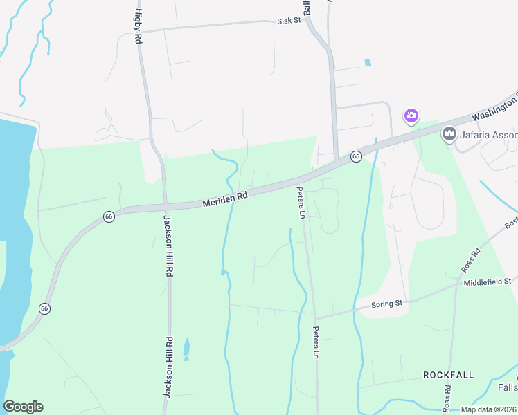 map of restaurants, bars, coffee shops, grocery stores, and more near 101-119 Meriden Rd in Middlefield