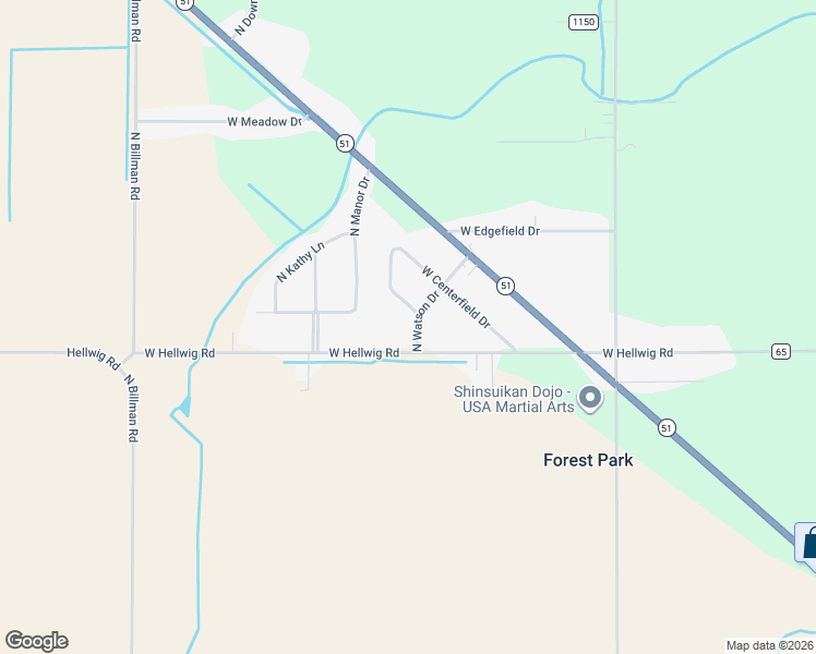 map of restaurants, bars, coffee shops, grocery stores, and more near 2046 North Watson Drive in Genoa