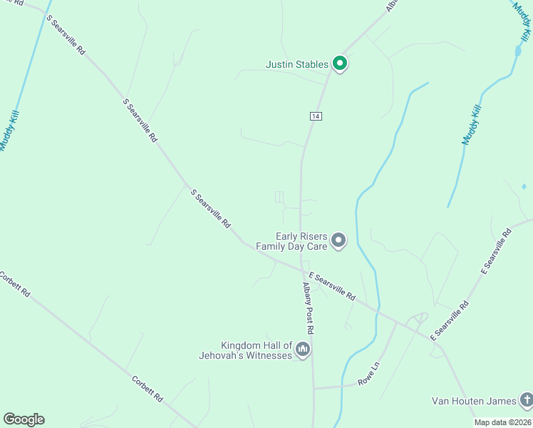 map of restaurants, bars, coffee shops, grocery stores, and more near 2817 Albany Post Road in Montgomery