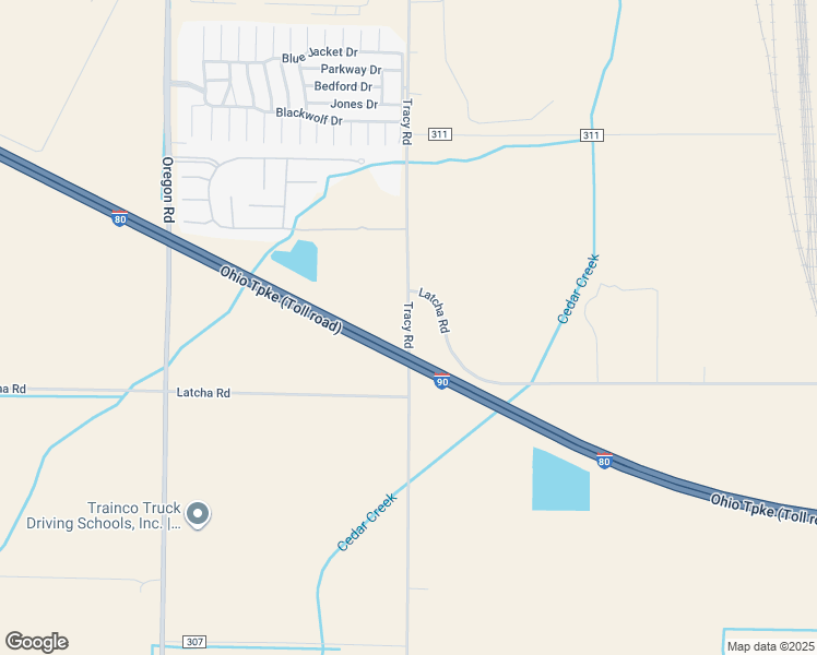 map of restaurants, bars, coffee shops, grocery stores, and more near 27001 Tracy Road in Perrysburg