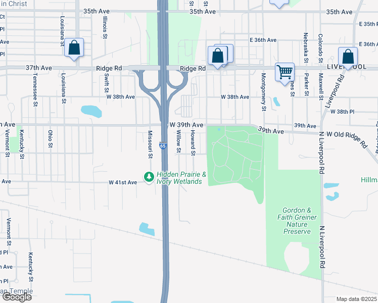 map of restaurants, bars, coffee shops, grocery stores, and more near 4002 Howard Street in Hobart
