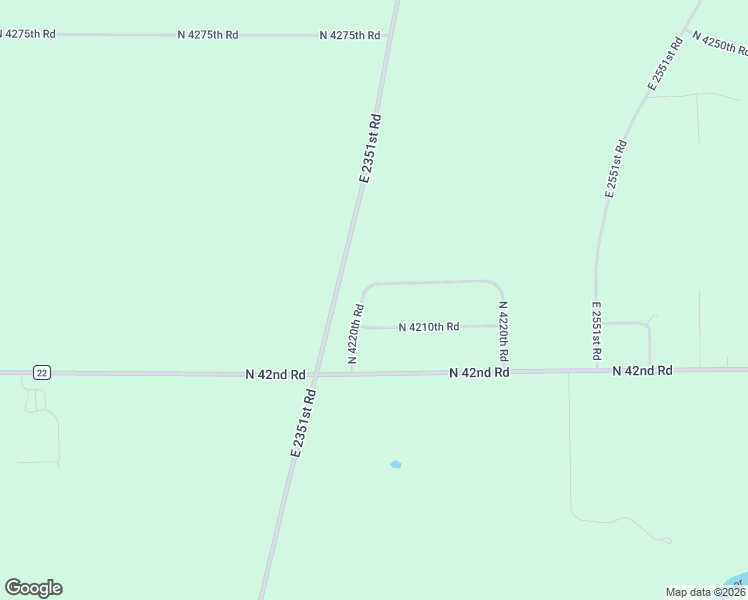 map of restaurants, bars, coffee shops, grocery stores, and more near 2429 North 4220th Road in Sheridan
