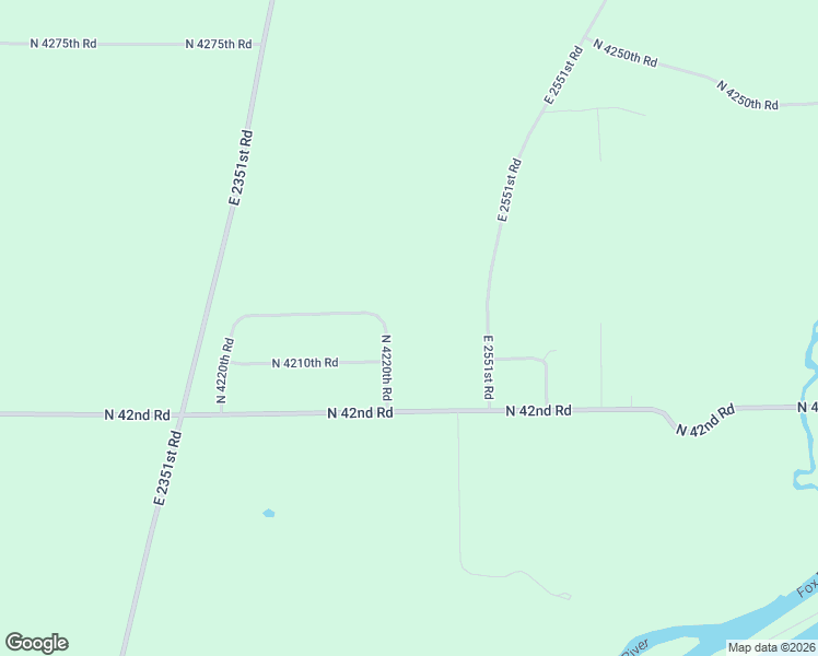 map of restaurants, bars, coffee shops, grocery stores, and more near 2457 North 4220th Road in Sheridan