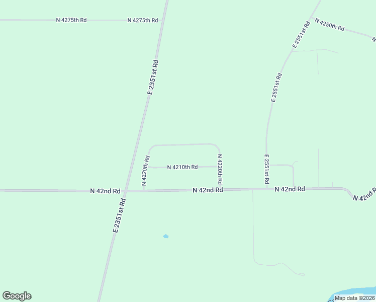 map of restaurants, bars, coffee shops, grocery stores, and more near 2435 North 4210th Road in Sheridan