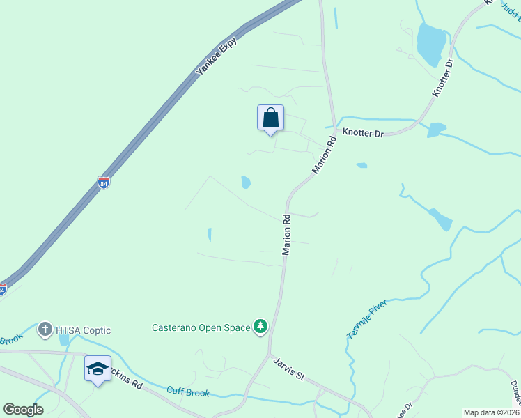 map of restaurants, bars, coffee shops, grocery stores, and more near 1513 Marion Road in Cheshire