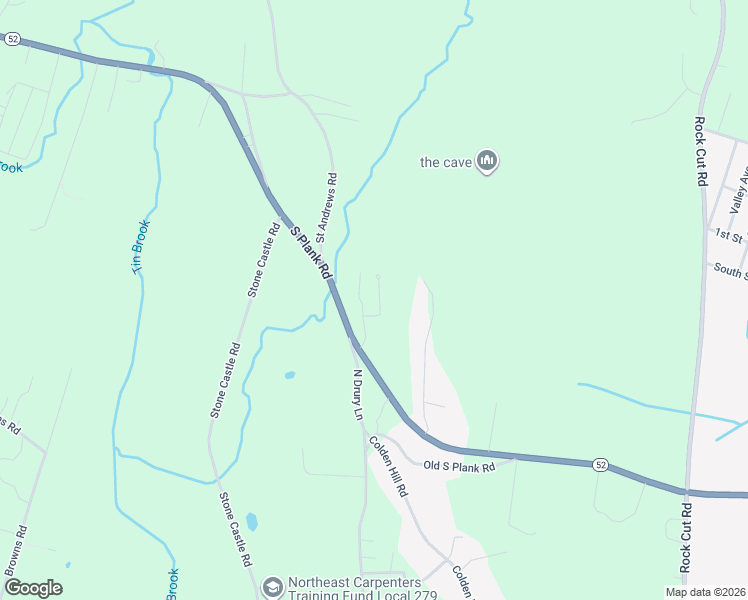 map of restaurants, bars, coffee shops, grocery stores, and more near 172 Orange Lake Road in Walden
