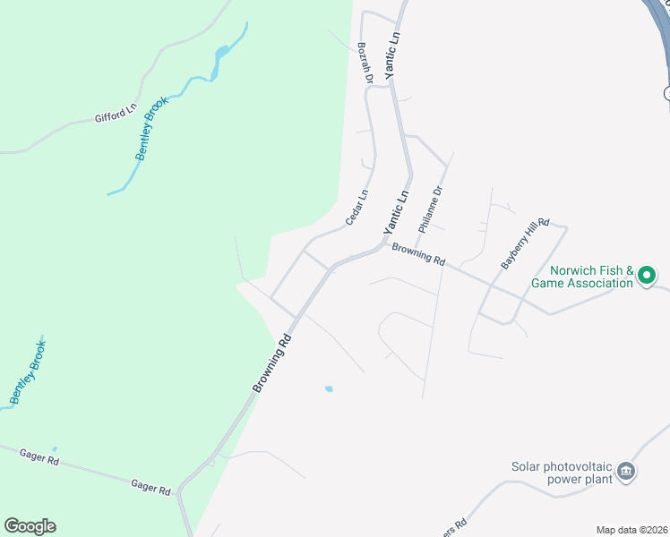 map of restaurants, bars, coffee shops, grocery stores, and more near 223 Browning Road in Norwich