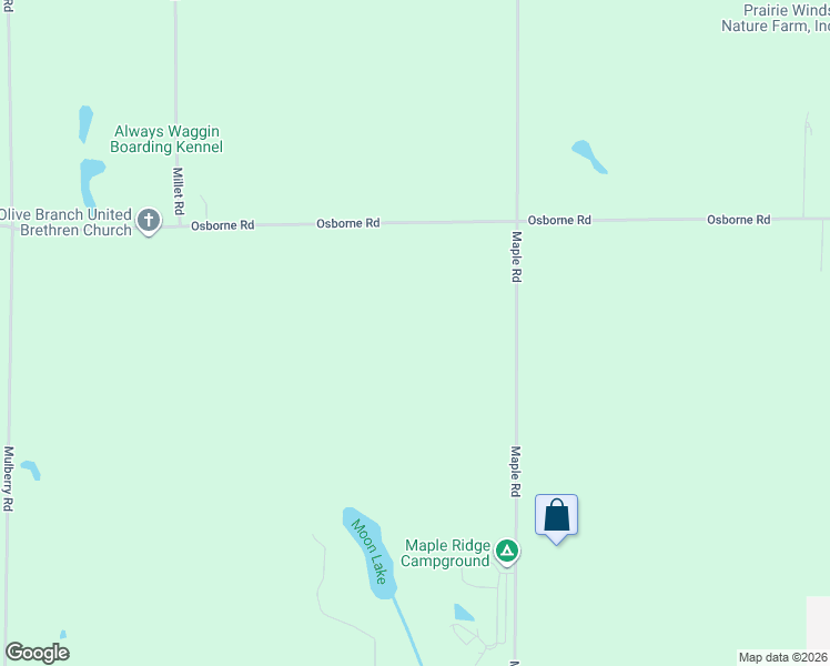 map of restaurants, bars, coffee shops, grocery stores, and more near 22000-22520 Osborne Road in Lakeville
