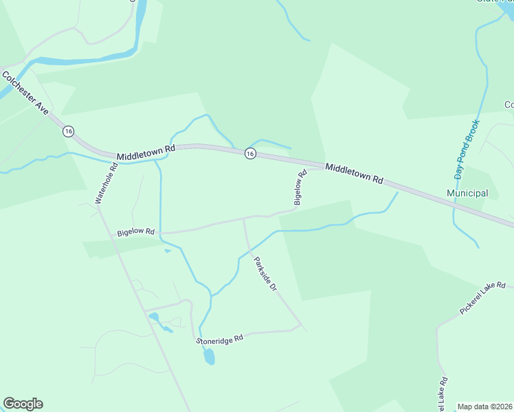 map of restaurants, bars, coffee shops, grocery stores, and more near 60 Bigelow Road in Colchester