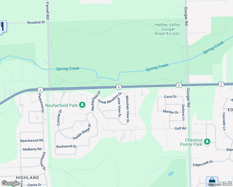 map of restaurants, bars, coffee shops, grocery stores, and more near 2721 Great Meadow Drive in Joliet