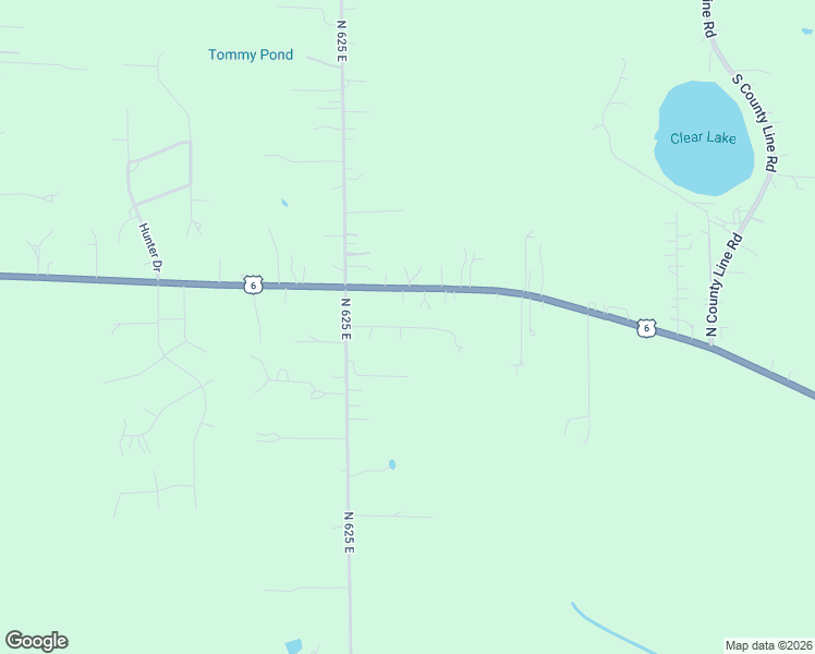 map of restaurants, bars, coffee shops, grocery stores, and more near East CR-792 North in Porter County