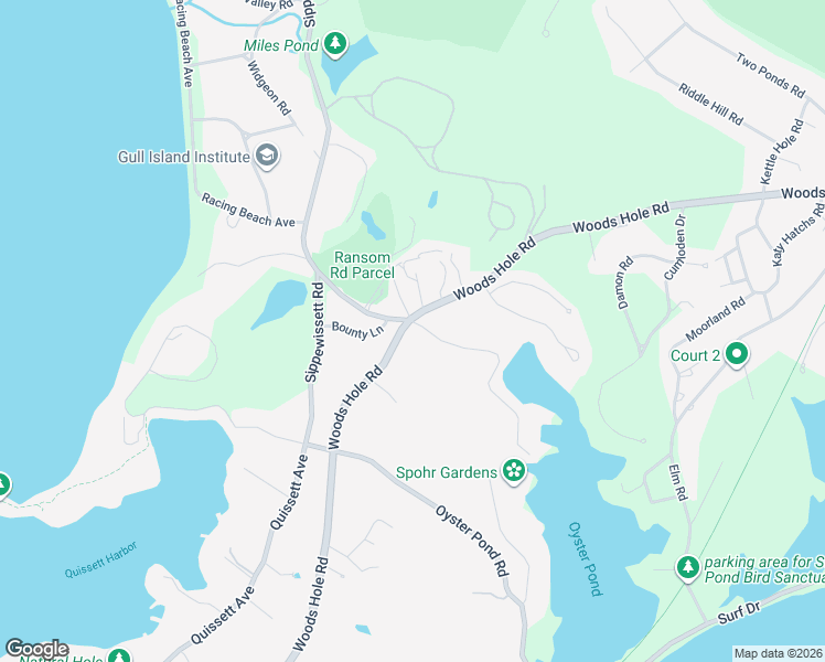 map of restaurants, bars, coffee shops, grocery stores, and more near 186 Woods Hole Road in Falmouth