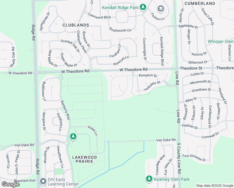 map of restaurants, bars, coffee shops, grocery stores, and more near 1414 Ascot Street in Joliet