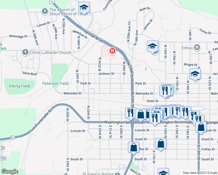 439 North 21st Street, Blair NE Walk Score