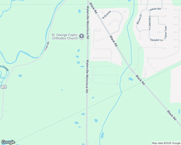 map of restaurants, bars, coffee shops, grocery stores, and more near 5118 Rail Street in Monclova