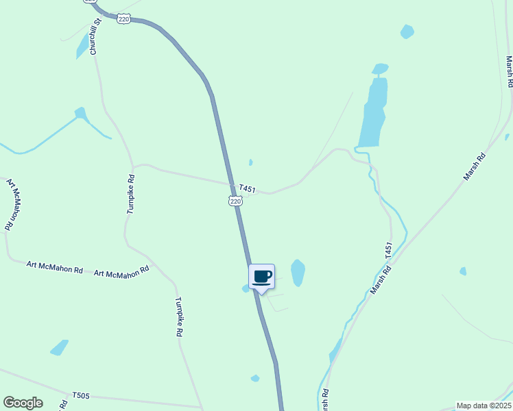map of restaurants, bars, coffee shops, grocery stores, and more near 11178 U.S. 220 in Dushore