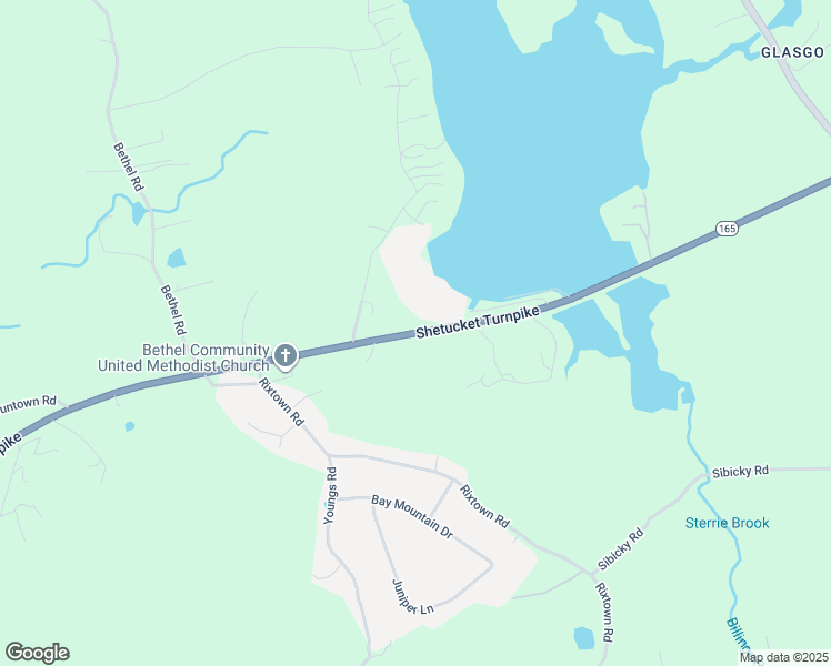 map of restaurants, bars, coffee shops, grocery stores, and more near 280 Shetucket Turnpike in Griswold